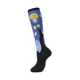 Long Starry Night Van Gogh Socks